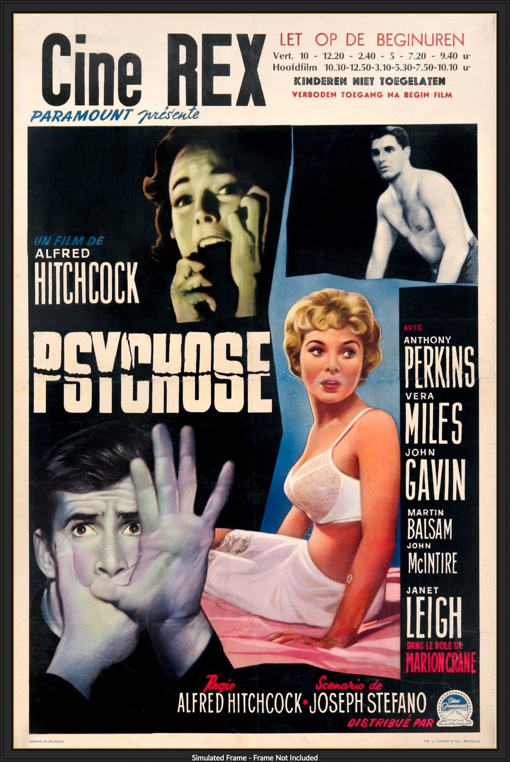 Psycho (1960) original movie poster for sale at Original Film Art - Vintage Movie Posters
