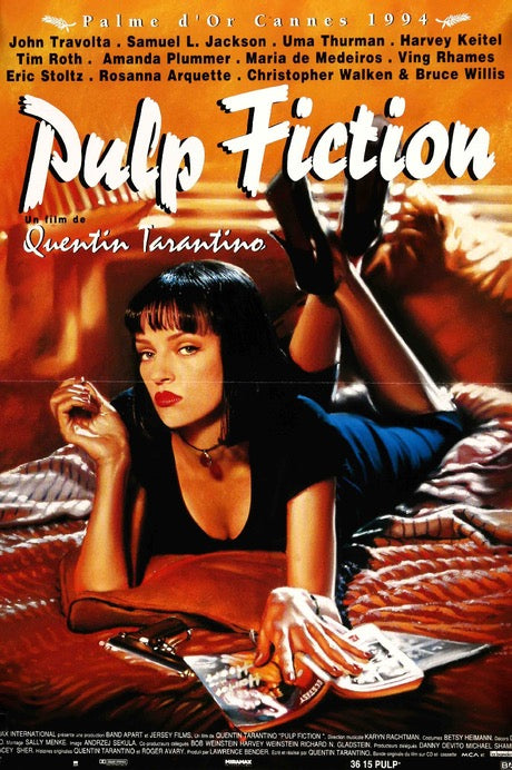 Pulp Fiction (1994) original movie poster for sale at Original Film Art - Vintage Movie Posters