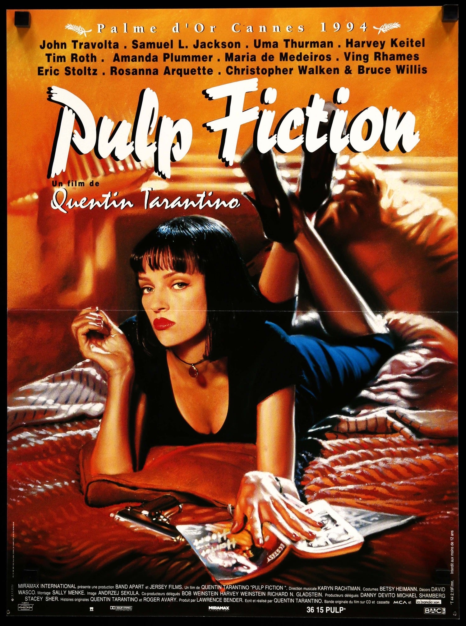 Pulp Fiction (1994) original movie poster for sale at Original Film Art - Vintage Movie Posters