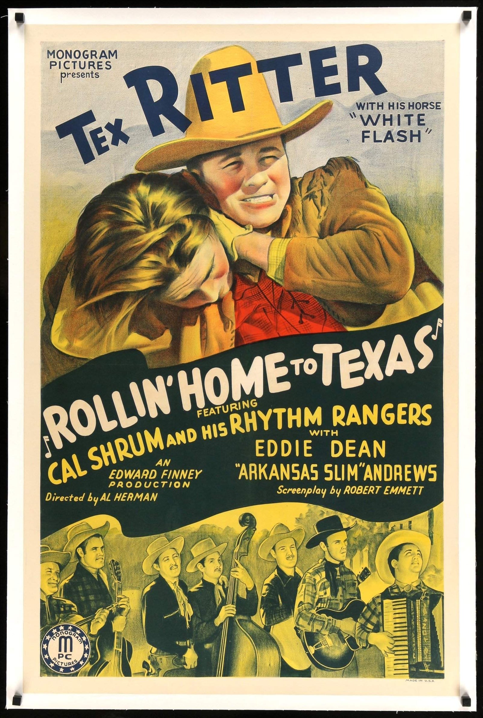 Rollin' Home to Texas (1940) original movie poster for sale at Original Film Art - Vintage Movie Posters