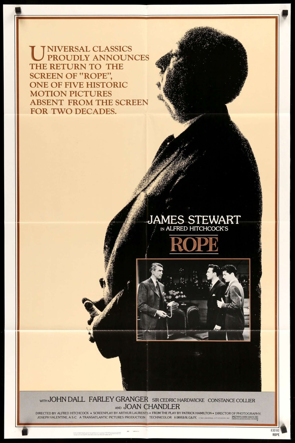 Rope (1948) original movie poster for sale at Original Film Art - Vintage Movie Posters
