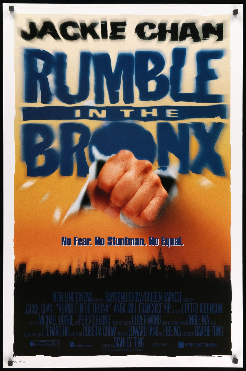 Rumble in the Bronx (1996) original movie poster for sale at Original Film Art