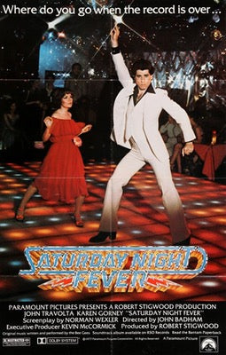 Saturday Night Fever (1977) original movie poster for sale at Original Film Art - Vintage Movie Posters