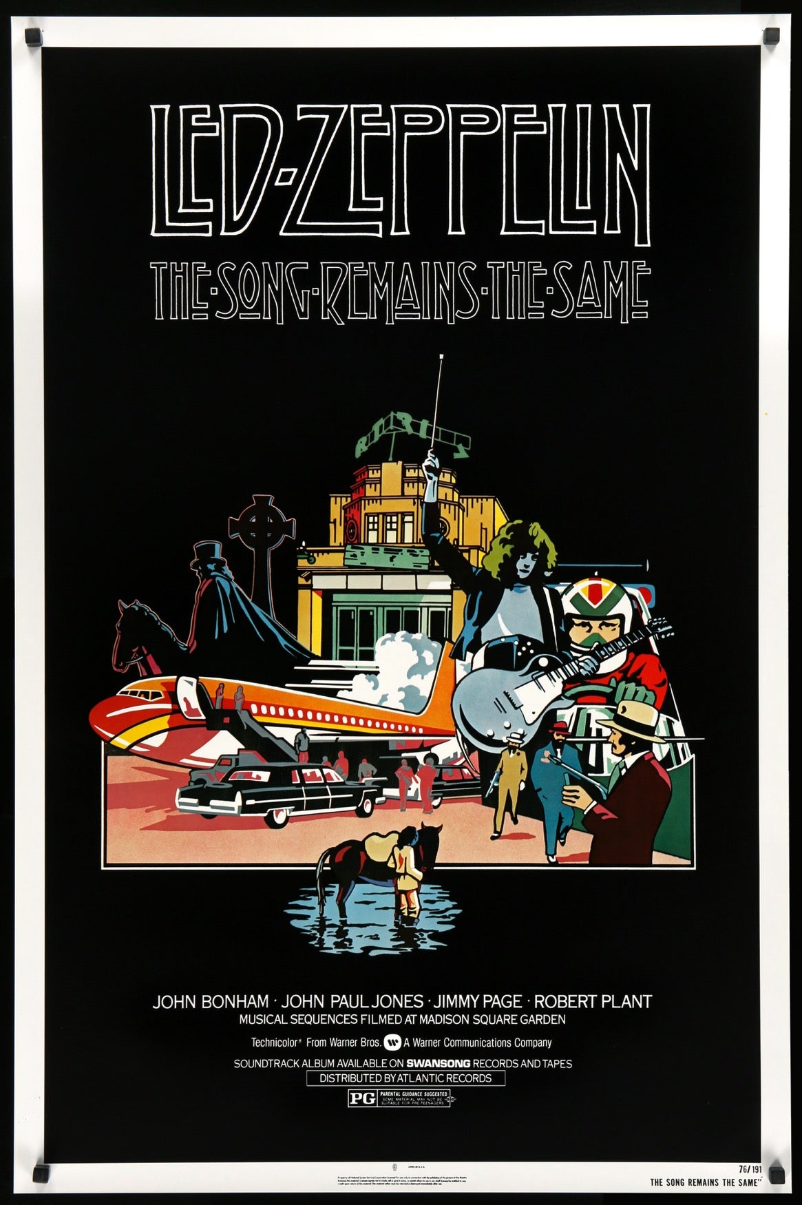 Led Zeppelin: The Song Remains the Same (1976) original movie poster for sale at Original Film Art - Vintage Movie Posters