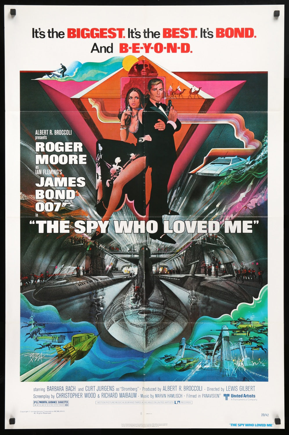 Spy Who Loved Me (1977) original movie poster for sale at Original Film Art