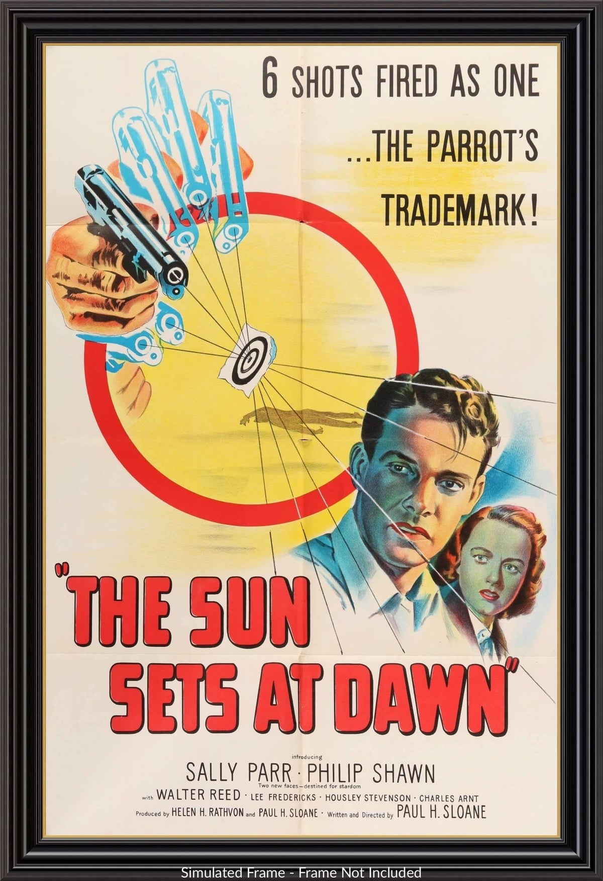 Sun Sets at Dawn (1950) original movie poster for sale at Original Film Art - Vintage Movie Posters