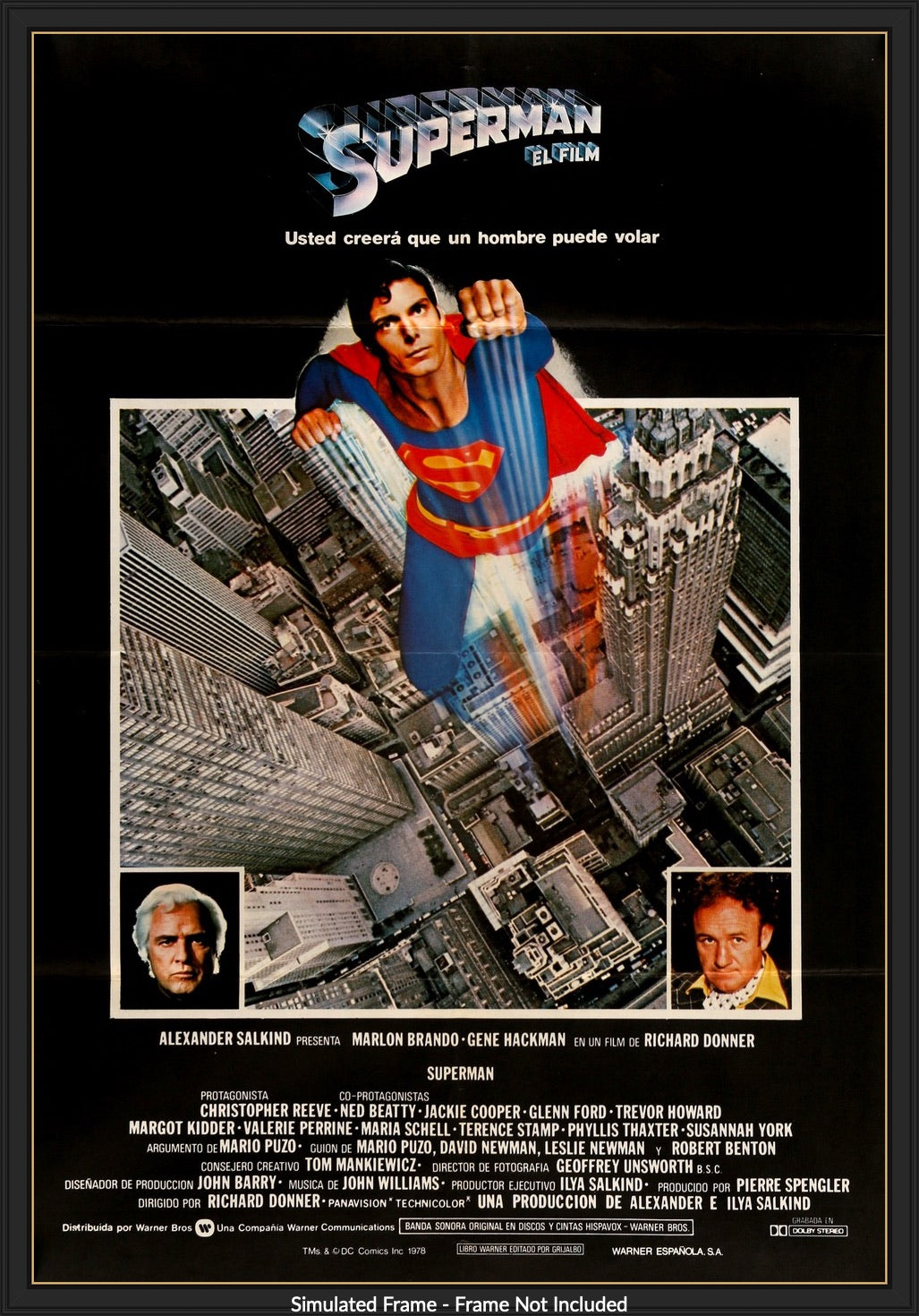 Superman: The Movie (1978) original movie poster for sale at Original Film Art - Vintage Movie Posters
