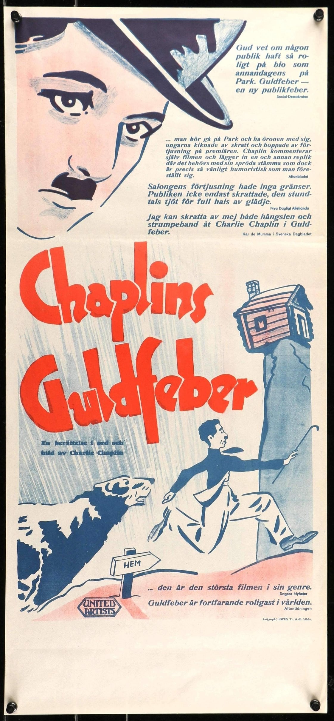 Gold Rush (1925) original movie poster for sale at Original Film Art - Vintage Movie Posters