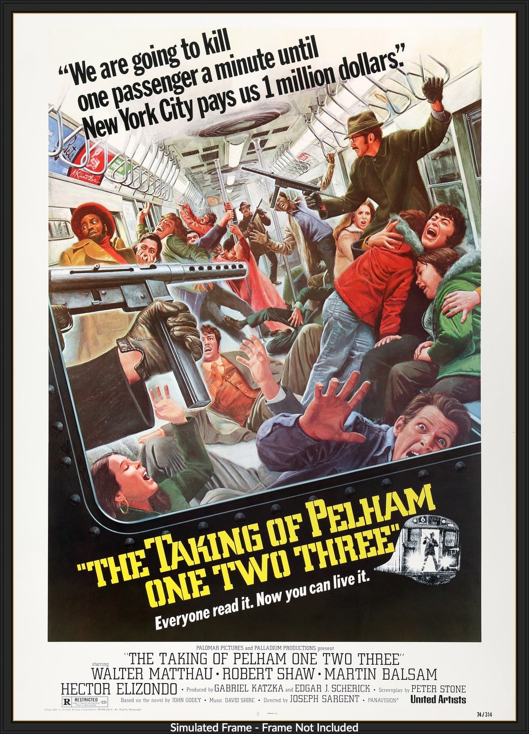 Taking of Pelham One Two Three (1974) original movie poster for sale at Original Film Art - Vintage Movie Posters