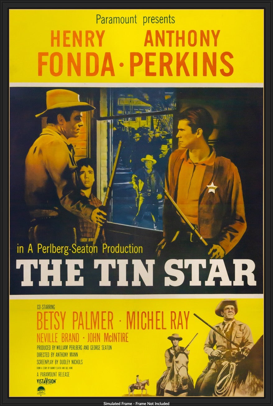 Tin Star (1957) original movie poster for sale at Original Film Art - Vintage Movie Posters