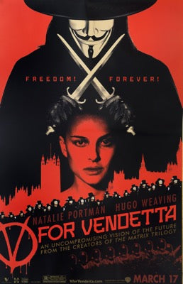 V For Vendetta (2006) original movie poster for sale at Original Film Art