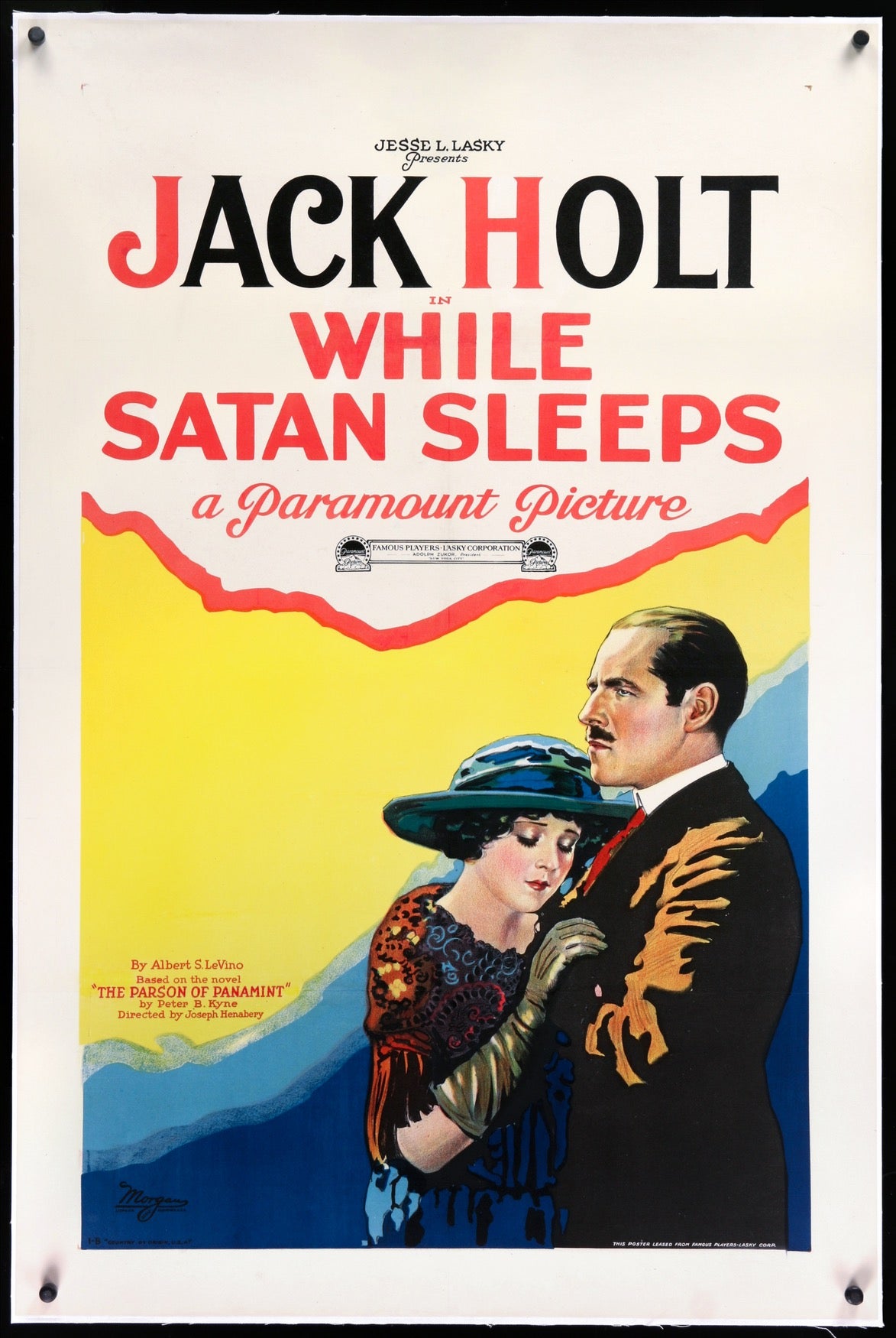 While Satan Sleeps (1922) original movie poster for sale at Original Film Art - Vintage Movie Posters