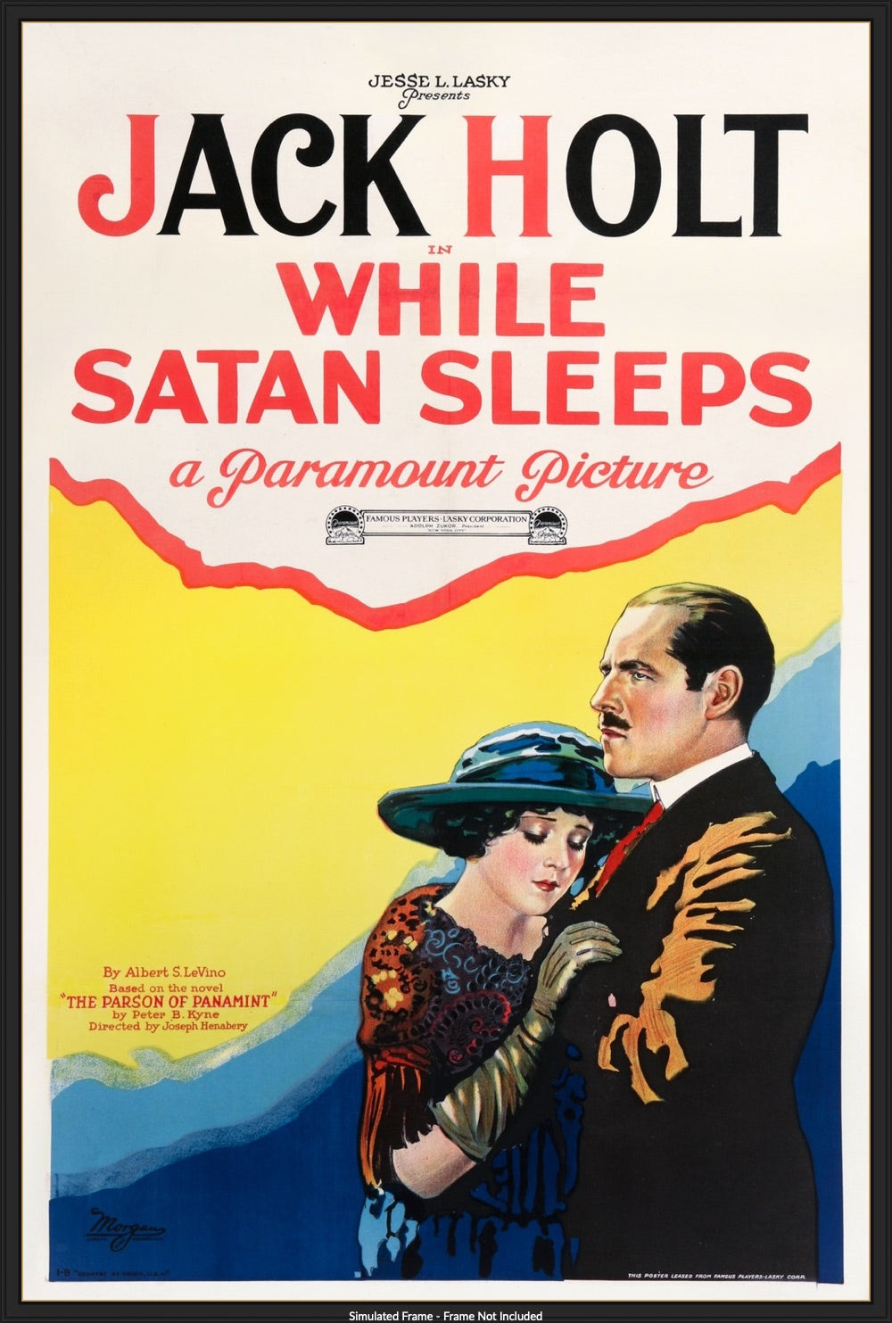 While Satan Sleeps (1922) original movie poster for sale at Original Film Art - Vintage Movie Posters