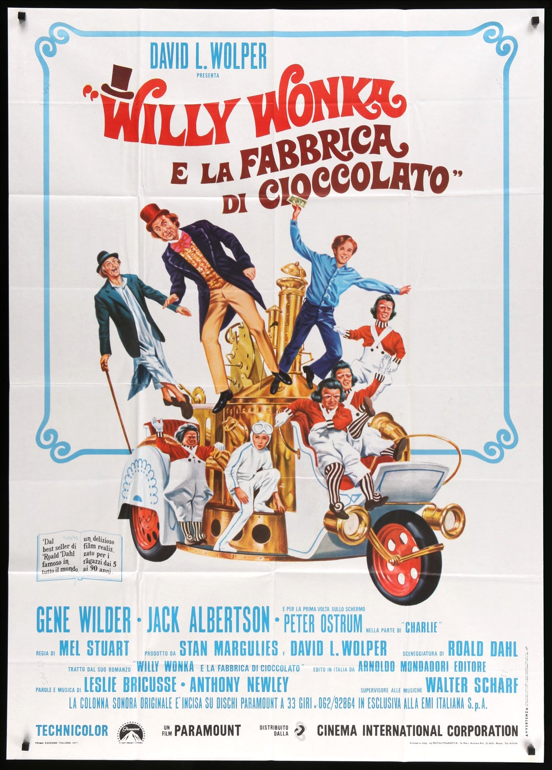 Willy Wonka and the Chocolate Factory (1971) original movie poster for sale at Original Film Art - Vintage Movie Posters